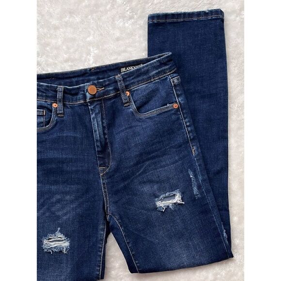 Blank NYC Your Favorite High Rise Distressed Jeans, Size 26 - Picture 4 of 13